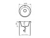 Кухонная мойка Tolero R-108 №701 51 см серый