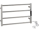 Полотенцесушитель электрический Bemeta 704151081 63W 560x370, полированная сталь