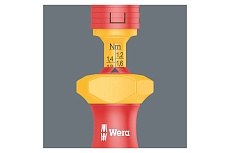 Набор насадок с динамометрической отвёрткой-битодержателем WERA Kraftform Kompakt VDE 15 Torque 1,2-3,0 Нм extra slim 1 Tool Finder 15 предметов WE-006605