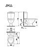 Унитаз Jika Lyra 2423.4.000.242.1 косой выпуск