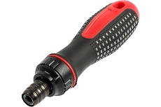 Отвертка-держатель Тундра двухкомпонентная рукоятка, реверс 7805414