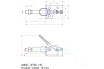 Зажим шатунного типа HS CLAMP HS-301-BM