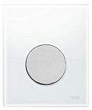 Кнопка смыва для писсуара TECE Loop 9242659 стекло, белый/хром матовый