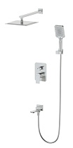 Душевой набор Wonzon&Woghand Diamond WW-88939011-BN брашированный никель