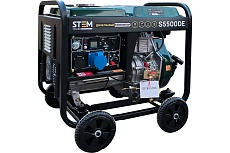 Дизельный генератор Stem Techno s5500de (5,5кв, электростартер, дисплей, подогрев) ГЕН018