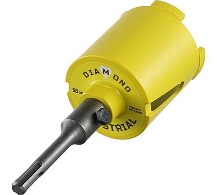 Коронка алмазная по бетону 68 мм SDS+ в сборе Diamond Industrial DIDCC68