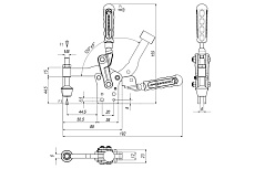 Механический вертикальный прижим KUKAMET 242-2