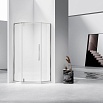 Душевой уголок Vincea Слим-Н (Slim-N) VSP-4SN900CLBN 90x90 брашированный никель, прозрачный
