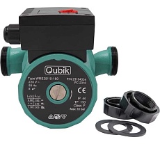 Насос циркуляционный Qubik WRS 25/10 - 180мм + гайки 16695