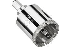 Коронка алмазная по керамограниту и керамике с центрирующим сверлом 38 мм Diamond Industrial DIDCSC038