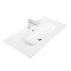 Тумба с раковиной BelBagno Kraft 80 см 1 ящик, полка Cemento Grigio