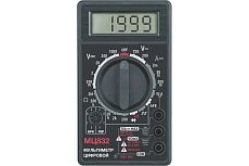 Мультиметр цифровой Спец МЦ832, АС Макс изм напр.:750В, АС Mин изм напр.\чувств.100 mВ, DC макс изм напр.1000В, DC Мин иха напр./чувств. 0,1 mВ, DC Макси изм ток:10A, DC мин чувств. ток:0.1А 4106