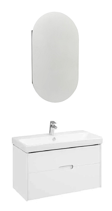 Мебель для ванной Акватон Оливия 90 см белый матовый