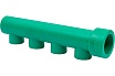 Коллектор Blue Ocean (4 отвода) - 40x25x4 ЗЕЛЕНЫЙ PPRF/FCETA(G)-40х25х4