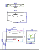 Тумба с раковиной Aqwella 5 stars Bergamo 80 подвесная акация
