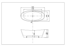 Акриловая ванна CeruttiSPA Bella GM1337W 180x80