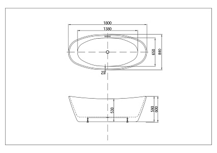 Акриловая ванна CeruttiSPA Bella GM1337W 180x80