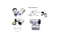 Микроскоп Pro Legend 60x мини, с подсветкой (2 LED) и ультрафиолетом PL4444