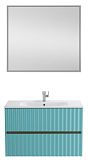 Мебель для ванной Art&Max Elegant 90 см, LED подсветка, светло-зеленый