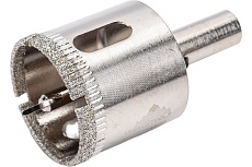 Коронка с центрирующим сверлом по стеклу и керамике (32х55 мм) Vertextools 336-32-55