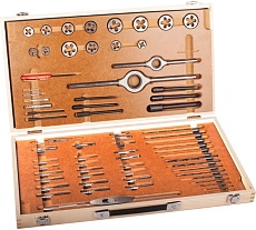 Набор метчиков и плашек Bucovice Tools M3-II MF4-MF14 115CrV3, 64 предмета 310141