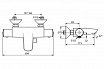 Смеситель для ванны Ideal Standard Ceratherm 50 A5550AA термостат