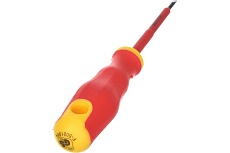 Изолированная отвертка CrV 1000V SL 3х75 мм FIT 55896