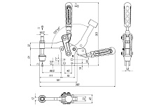 Механический вертикальный прижим KUKAMET 242-6