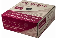 Проволока сварочная омеднённая JQ.MG50-6/ER70S-6 1 мм, 15 кг GOLDEN BRIDGE 109