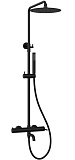 Душевая стойка Vincea Villa VSFS-1VL1MB черный матовый