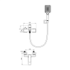 Смеситель для ванны Oliveeka D-Line OL-639003A-BG золото матовое