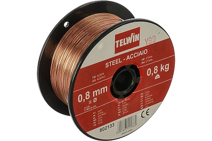 Проволока сварочная омедненная (0.8 мм; 0.8 кг) BlueWeld 802133