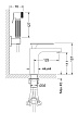 Смеситель для раковины Timo Torne 4360/03G с гигиеническим душем, черный