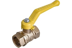 Шаровой кран для газа Valfex 1/2&quot; ВР/ВР ручка-рычаг, латунный 11Б27фтМ VF.271.LR3.012.Bir