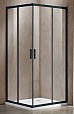 Душевой уголок Vincea Гарда (Garda) VSS-1G10511CLB 110x105 черный, прозрачное