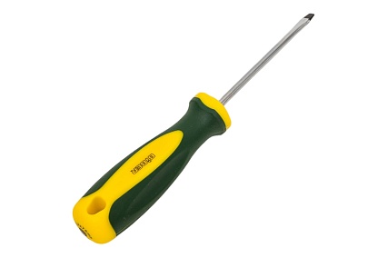 Отвертка Biber 86104 Тарзан CRV сталь, SL4x75 мм тов-210827