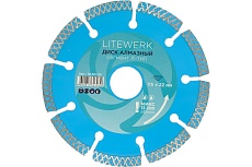 Диск алмазный сегмент Х-тип 115x22 мм LITEWERK 18-60-115