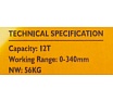Пресс гидравлический настольный JCB 12т JCB-TY12001(60397)