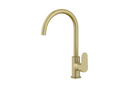 Смеситель для кухни Aquatek Оберон AQ1282BG шлифованное золото
