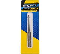 Сверло по керамике, кафелю и стеклу 4 мм, шестигранный хвостовик Варяг 01351