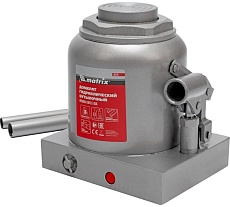 Гидравлический бутылочный домкрат Matrix 50 т, h подъема 236–356 мм 50779