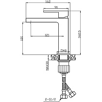 Смеситель для раковины Agger Great A2802144 черный