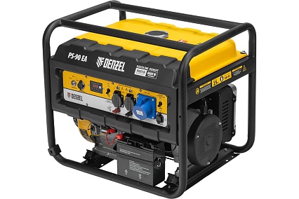 Бензиновый генератор Denzel PS 90 EA, 9,0 кВт, 230В, 25л 946934