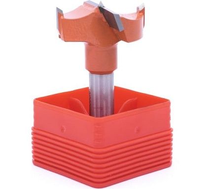 Сверло чашечное четырехзаходное по дереву FT120119L (35х57 мм; хв-к 10 мм; левое вращение) МНОГОФРЕЗ 6609