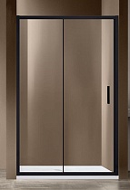 Душевая дверь Vincea Garda VDS-1G125CLB 125x190 черный, прозрачная