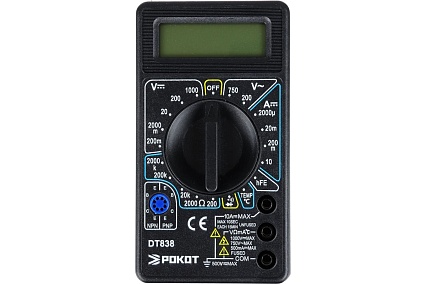 Цифровой мультиметр Рокот DT-838 660-016