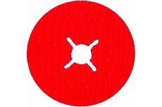 Фибровый шлифовальный круг CR5229 125x22 мм, керамика, P60, 10 шт Interflex 3024602501-10