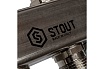 Коллектор из нержавеющей стали для радиаторной разводки STOUT 6 выходов SMS 0923 000006