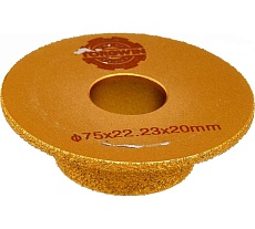 Фреза алмазная кромочная по камню 75х22.2х20 мм TORGWIN T1766835