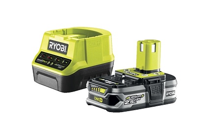 Набор Ryobi ONE+ RC18120-125 5133003359 аккумулятор (18 В; 2.5 А*ч; Li-Ion) и зарядное устройство RC18120